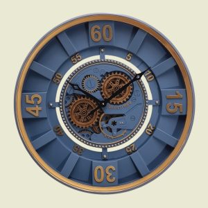 Moving Gears Metal Wall Clock 59cm - (SR-GWC-132)