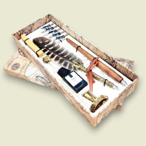 Feather Pen Set - Turkey