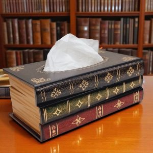 Book Shape Tissue Box - Black